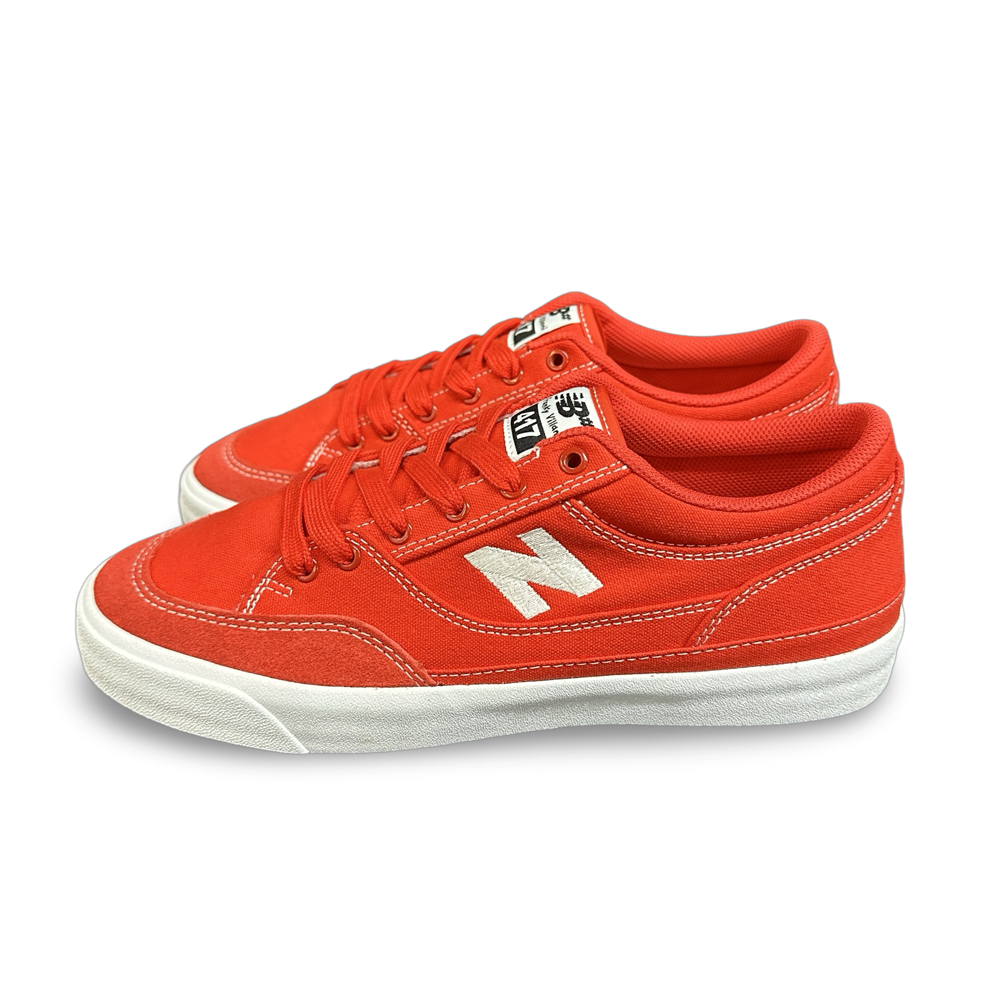 New Balance Numeric Franky Villani 417 Low Shoe in Red and White
