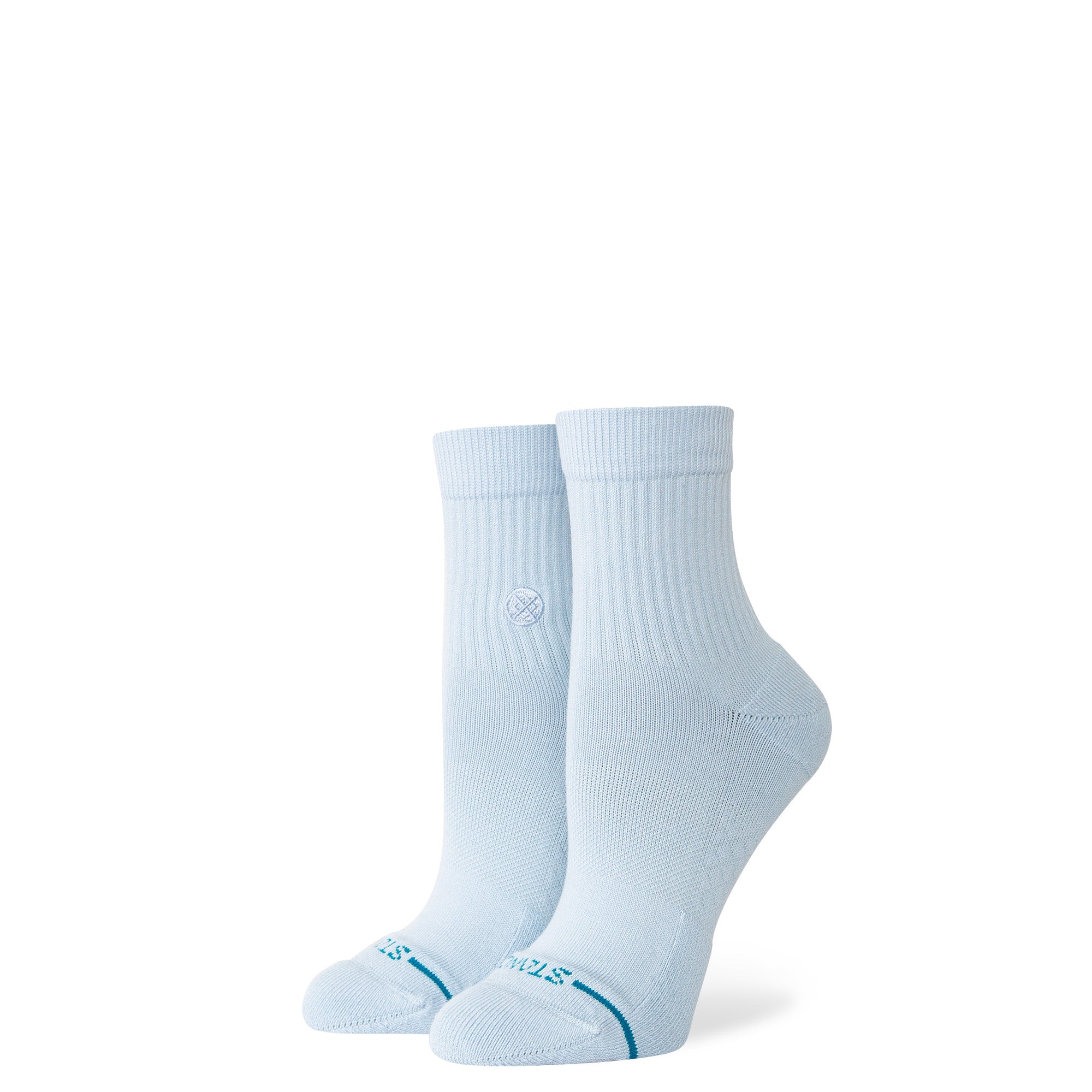 Stance Icon Quarter Socks in Ice Blue - M I L O S P O R T
