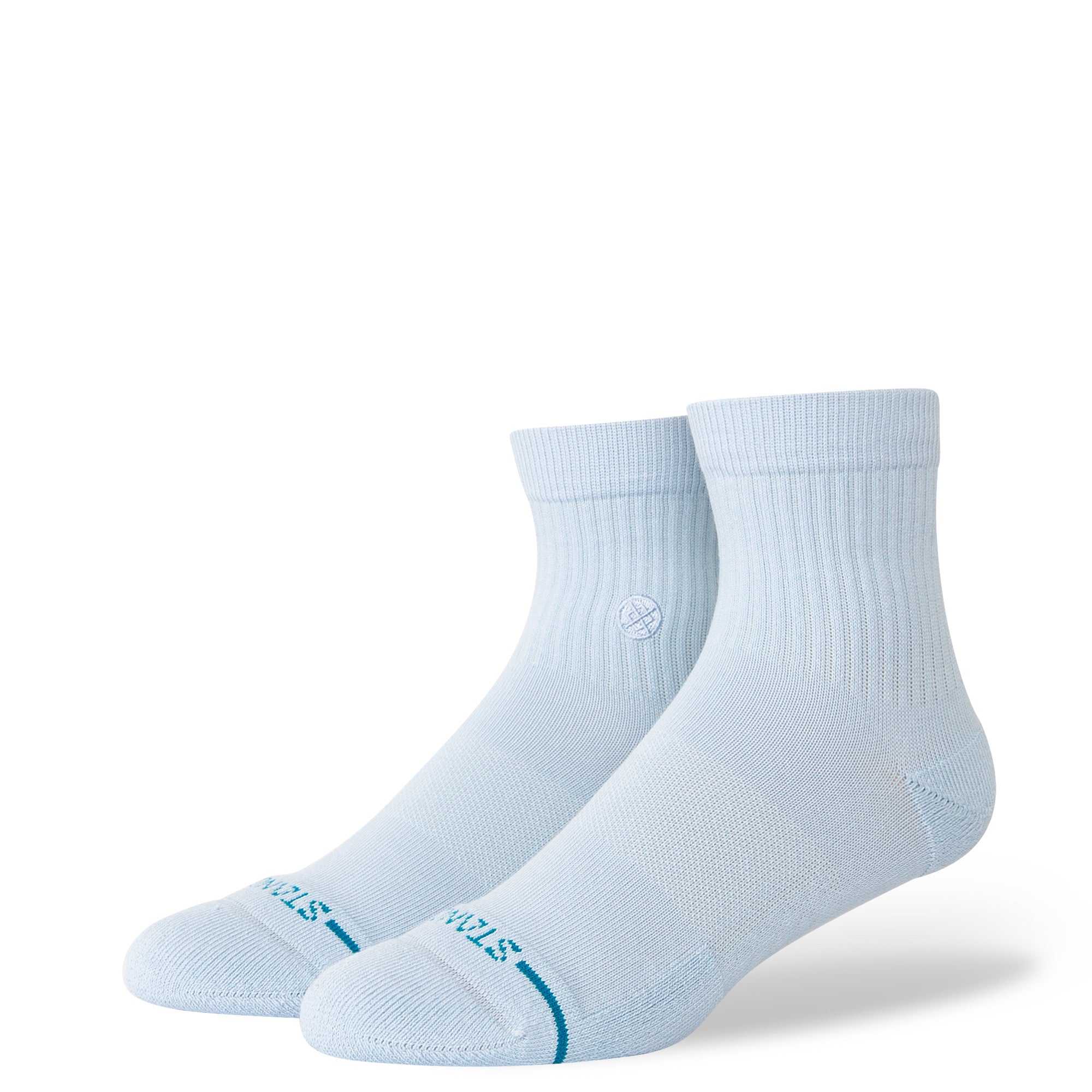 Stance Icon Quarter Socks in Ice Blue - M I L O S P O R T