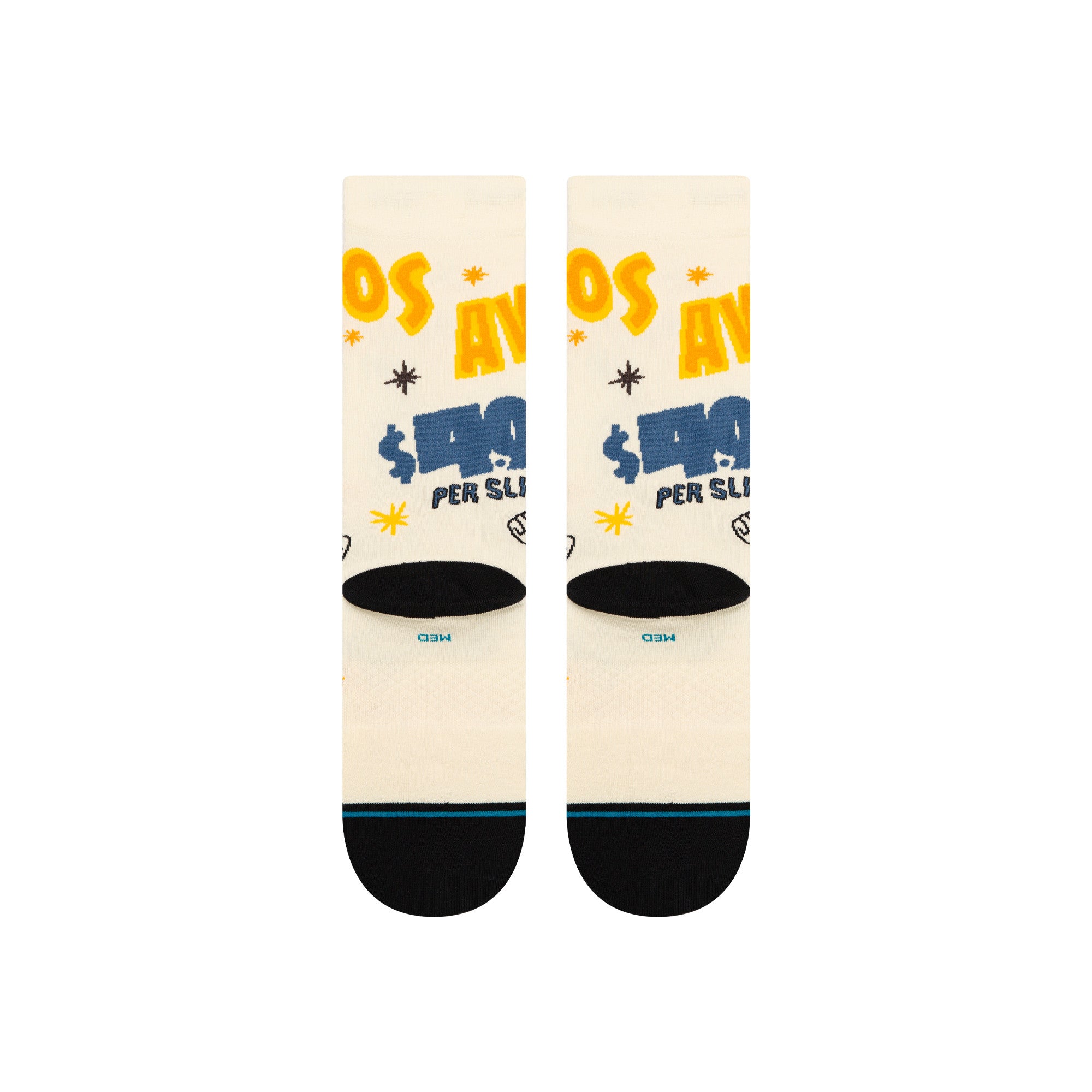 Stance Food Stand Crew Socks in Canvas - M I L O S P O R T