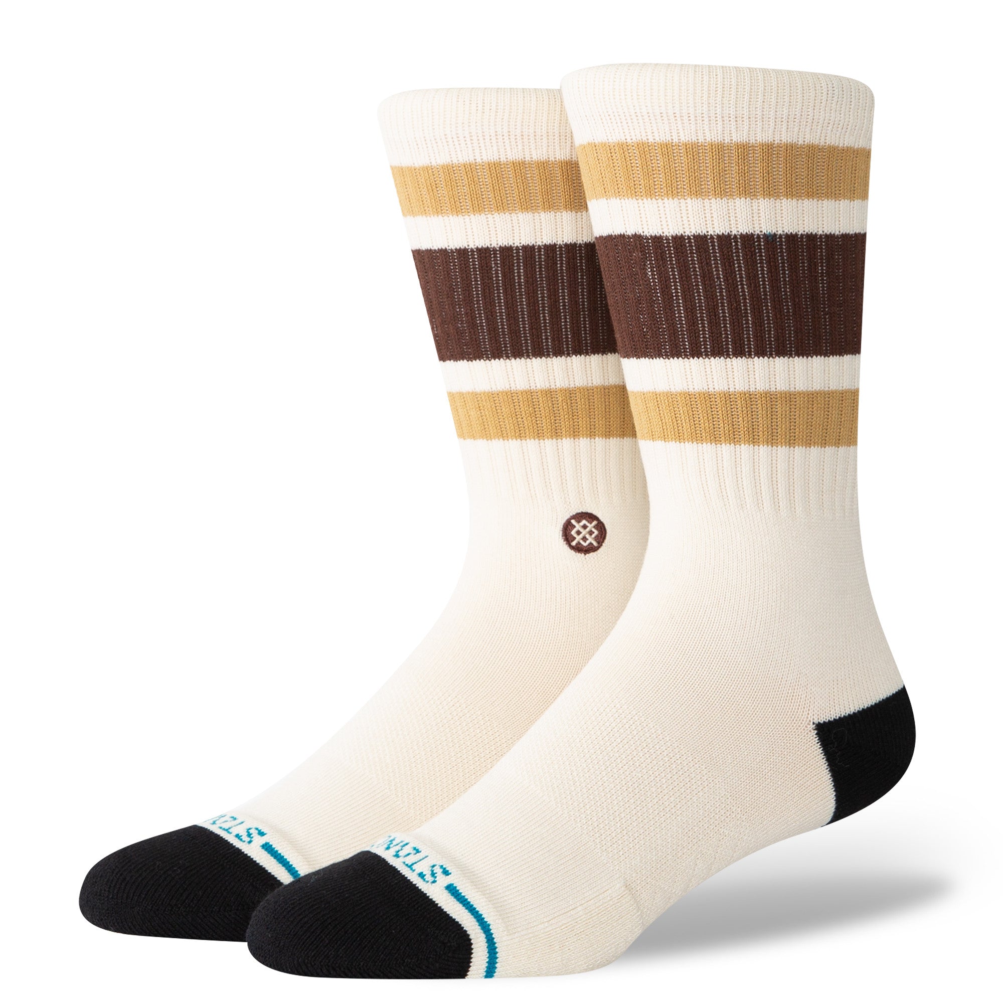 Stance Boyd St Sock in Dark Brown - M I L O S P O R T