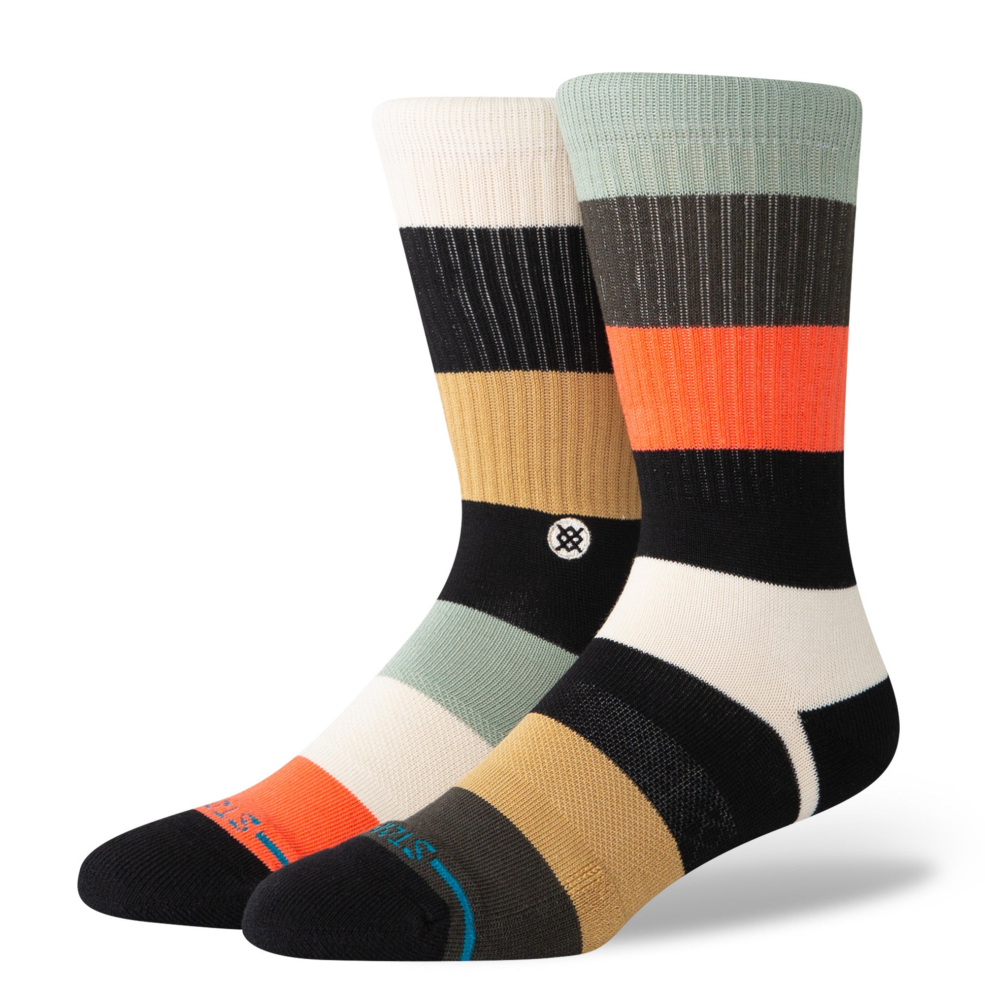 Stance Indifferent Crew in Multi Color - M I L O S P O R T