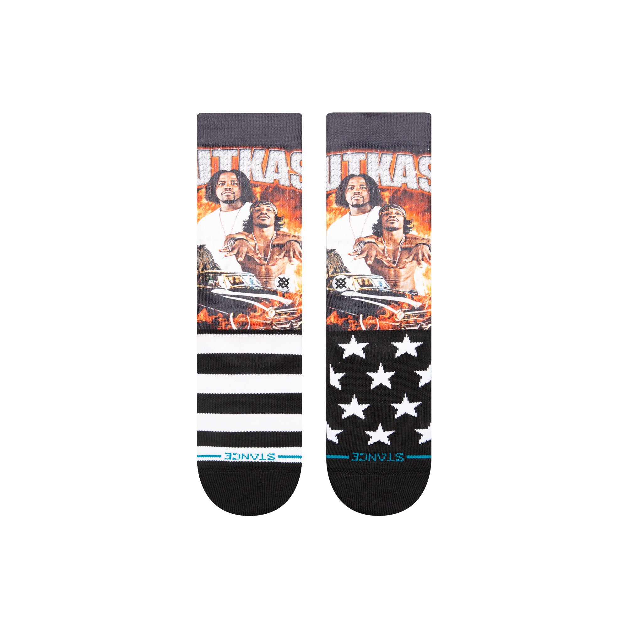 Stance Stankonia Crew Socks in Black - M I L O S P O R T
