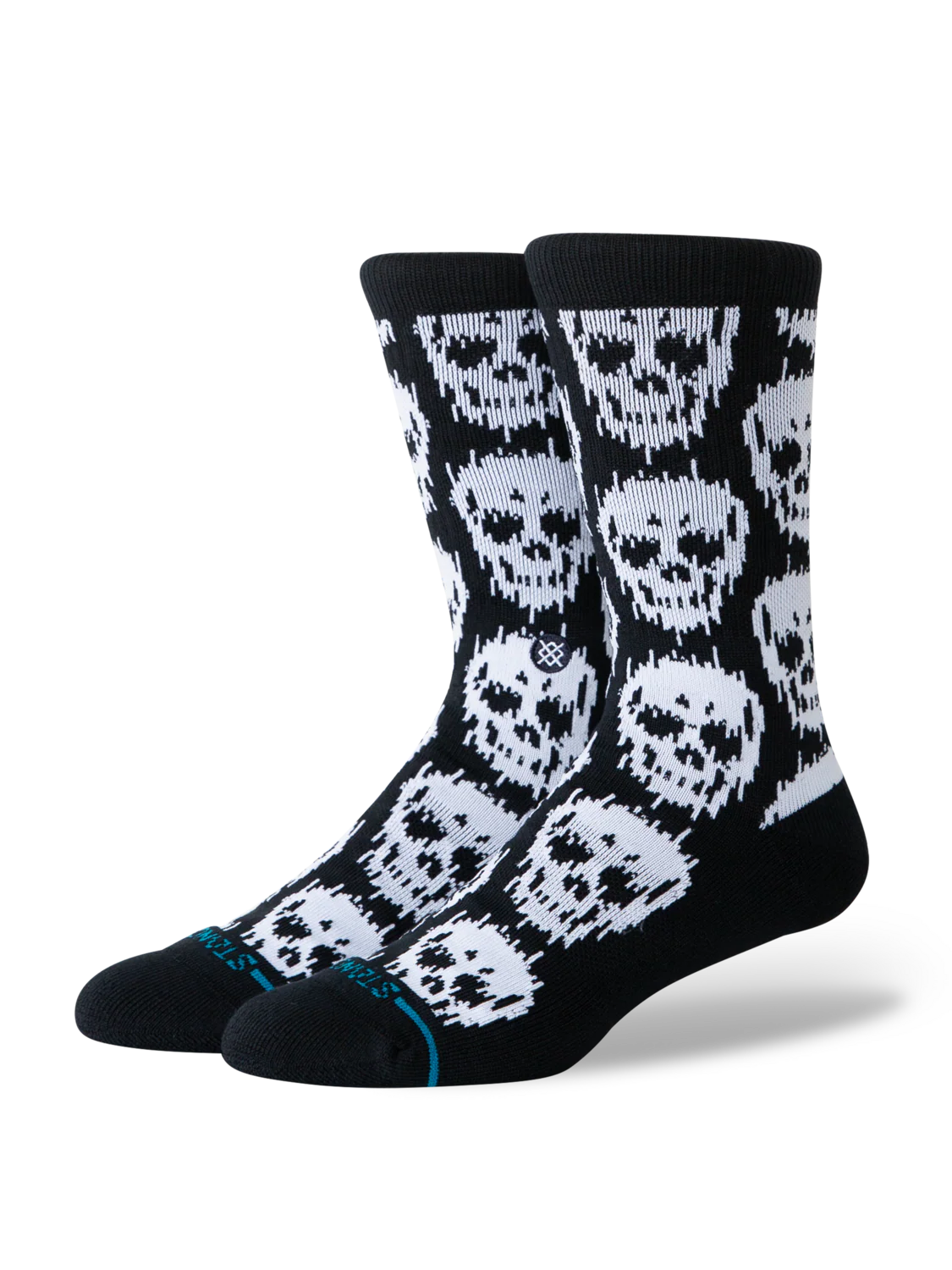 Stance Static Skull Crew Sock