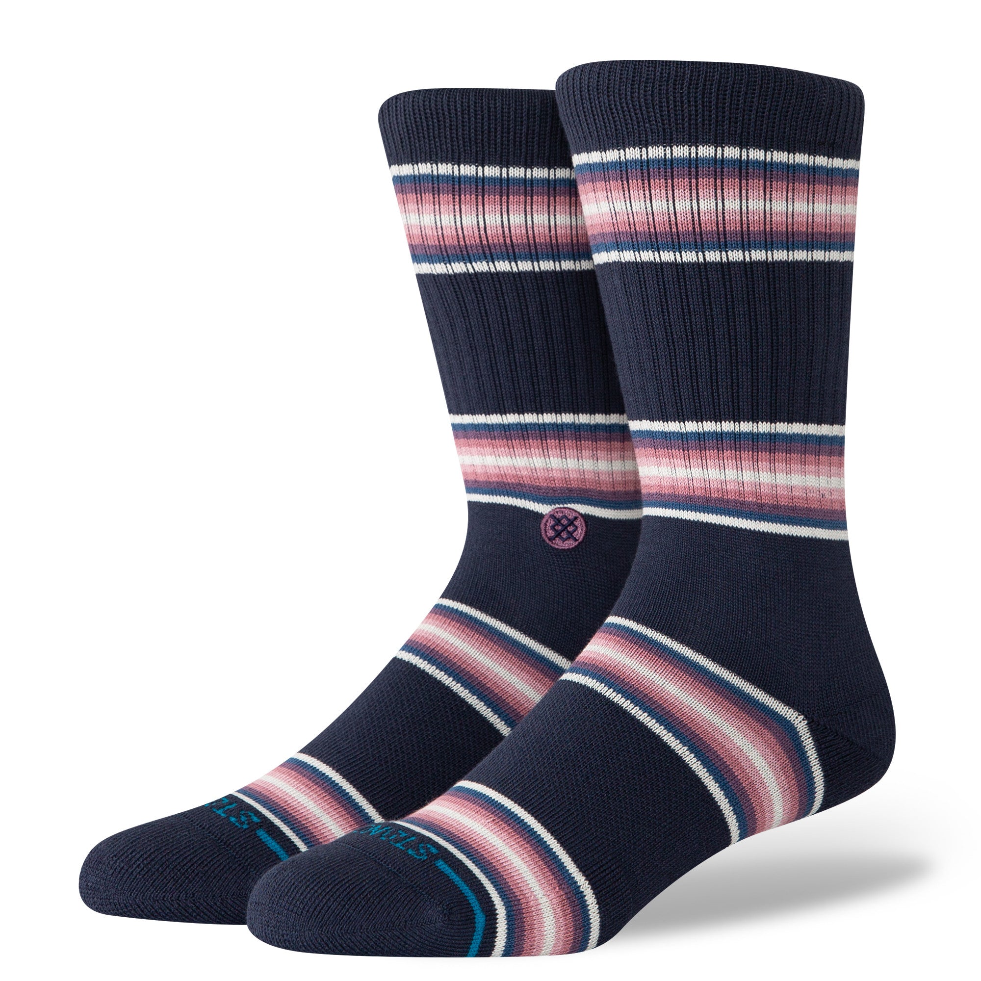 Stance Hill Top Crew Socks in Navy - M I L O S P O R T