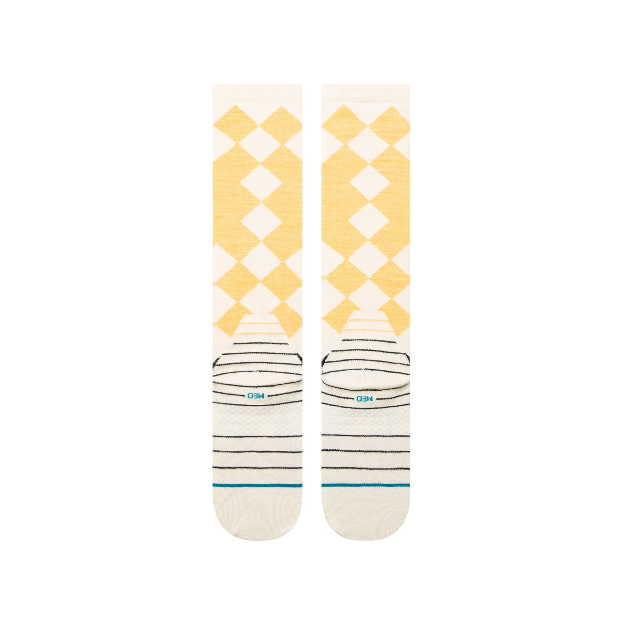 Stance Dymound Ul Wool Snow Sock in Cream 2025 - M I L O S P O R T