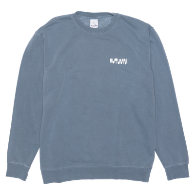 Autumn Apres Crewneck Sweatshirt in Pigment Slate Blue 2024 - M I L O S P O R T