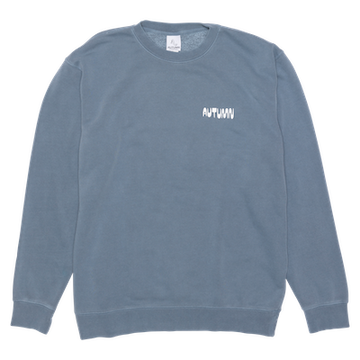 Autumn Apres Crewneck Sweatshirt in Pigment Slate Blue 2024