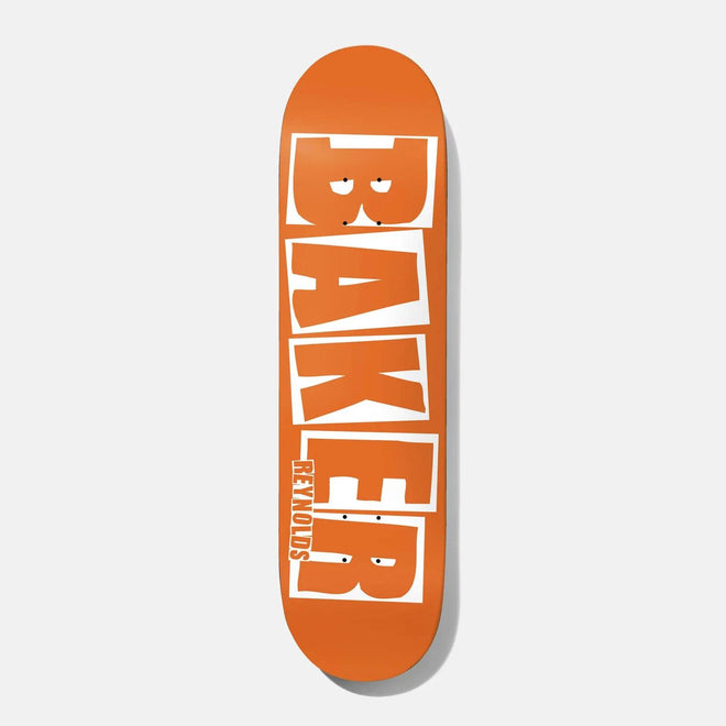 Baker Reynolds Brand Name B2 Skateboard Deck in Orange - M I L O S P O R T