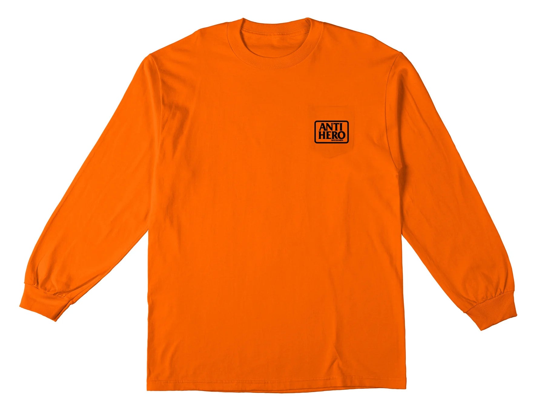 Anti Hero Reserve Pocket Long Sleeve Shirt in Orange - M I L O S P O R T