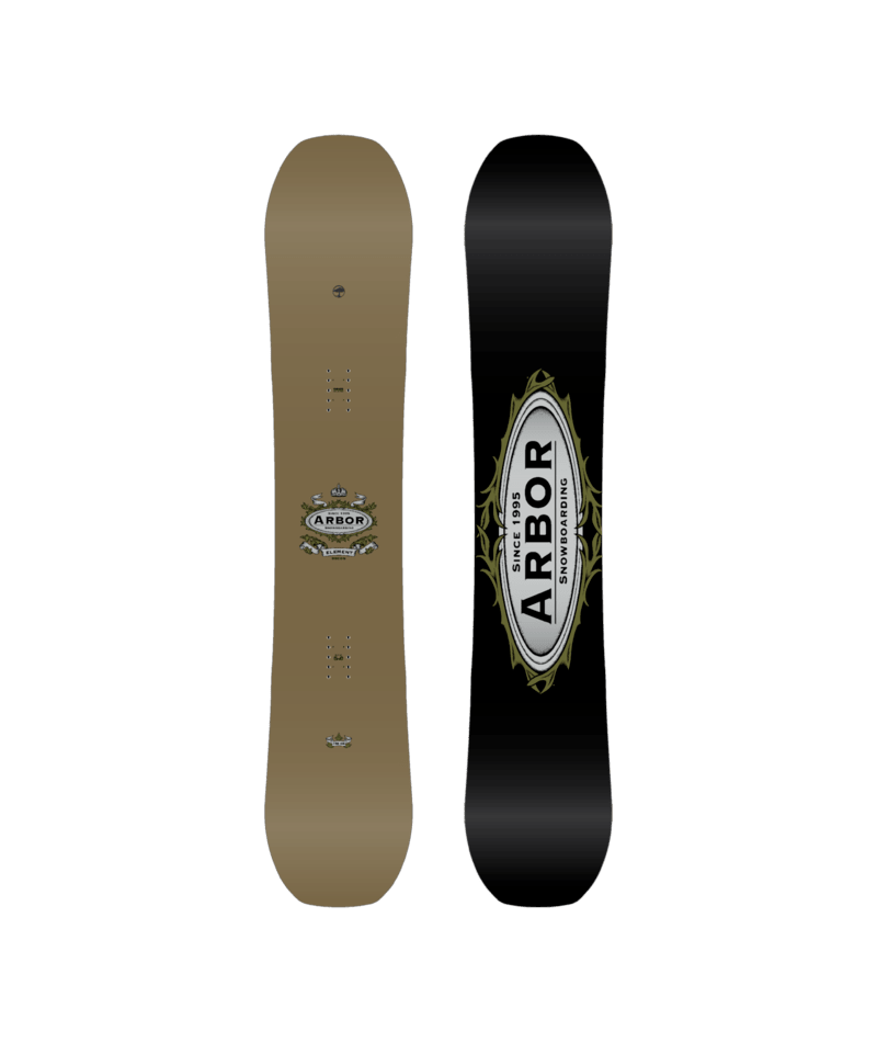 Arbor Element Decon Snowboard 2027 with sleek design, featuring a snowboard with a modern graphic and durable construction.