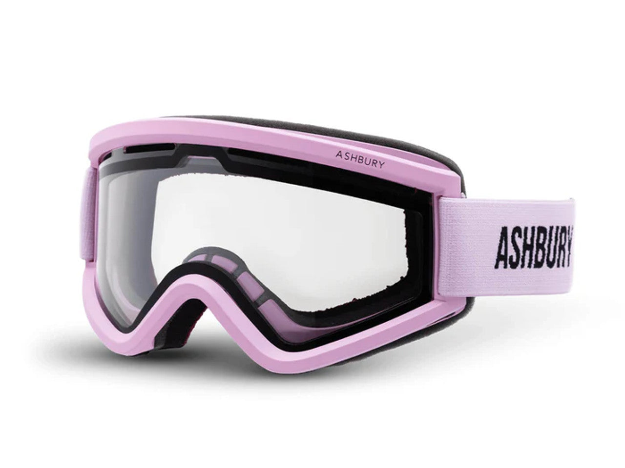 Ashbury Staple Snow Goggle with a Pink Frame and a Clear Lens 2025 - M I L O S P O R T