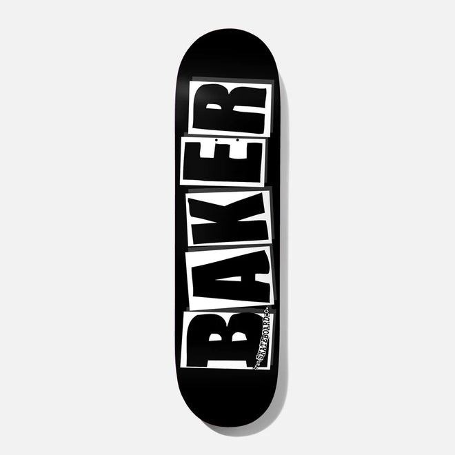 Baker Brand Logo Skateboard Deck in Black and White - M I L O S P O R T