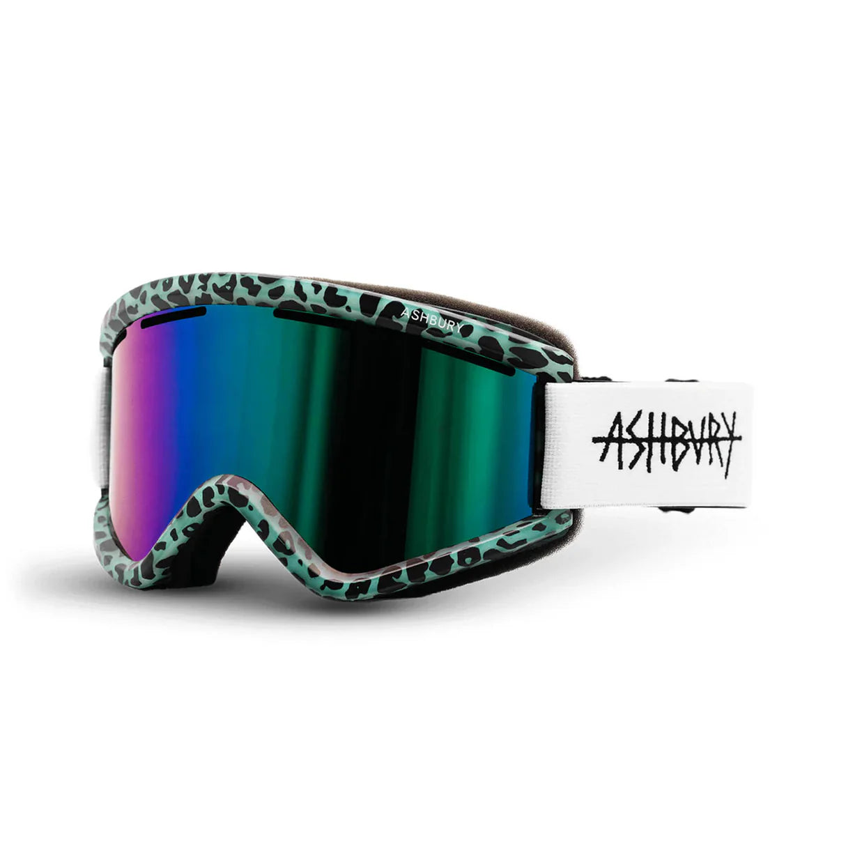 Ashbury Blackbird Snow Goggle with a Strella Frame and a Teal Mirror Lens and a Spare Yellow Lens 2025 - M I L O S P O R T