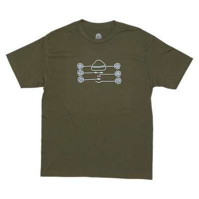 Autumn Bloom T Shirt in Army Green 2024 - M I L O S P O R T