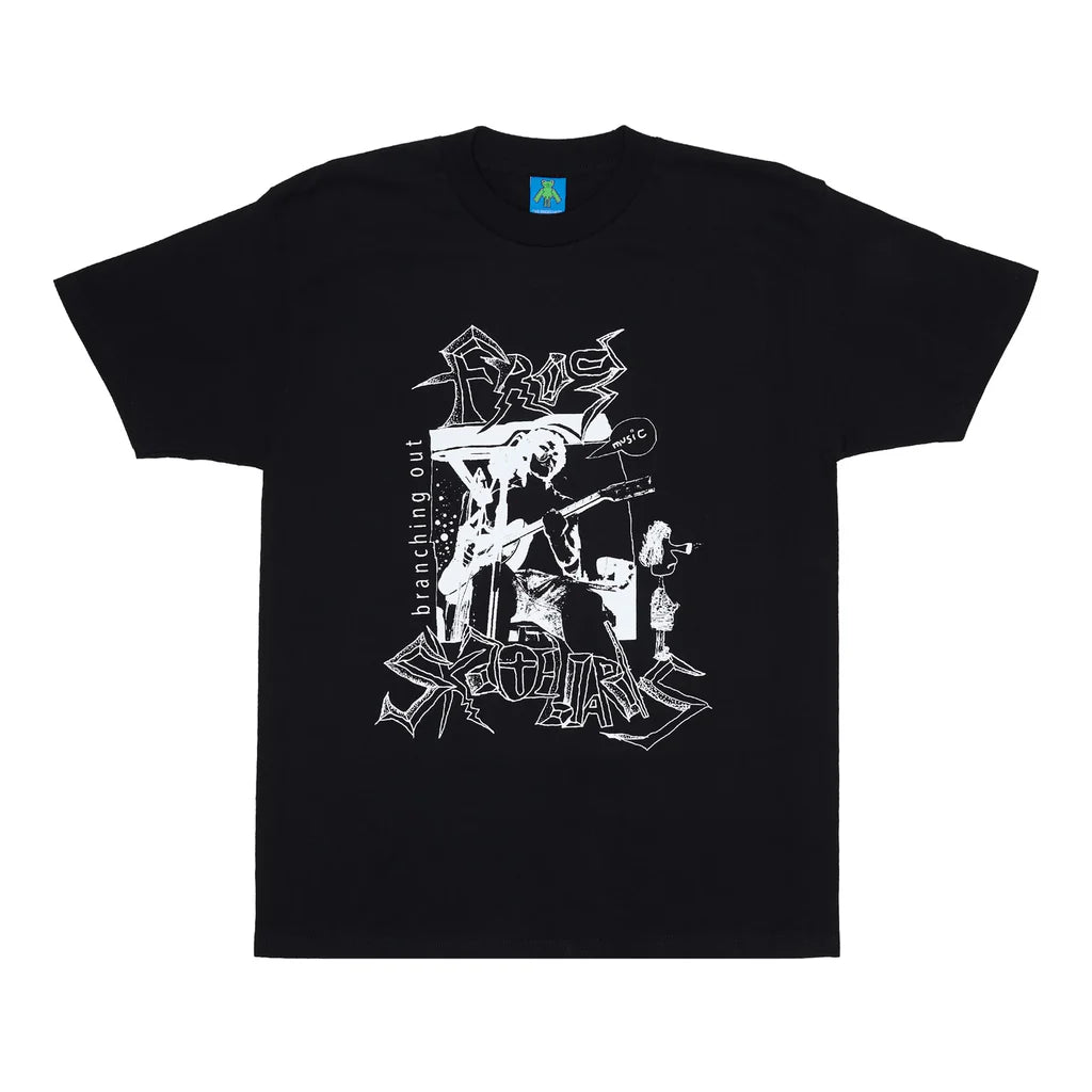 Frog Branching Out Bootleg T Shirt in Black
