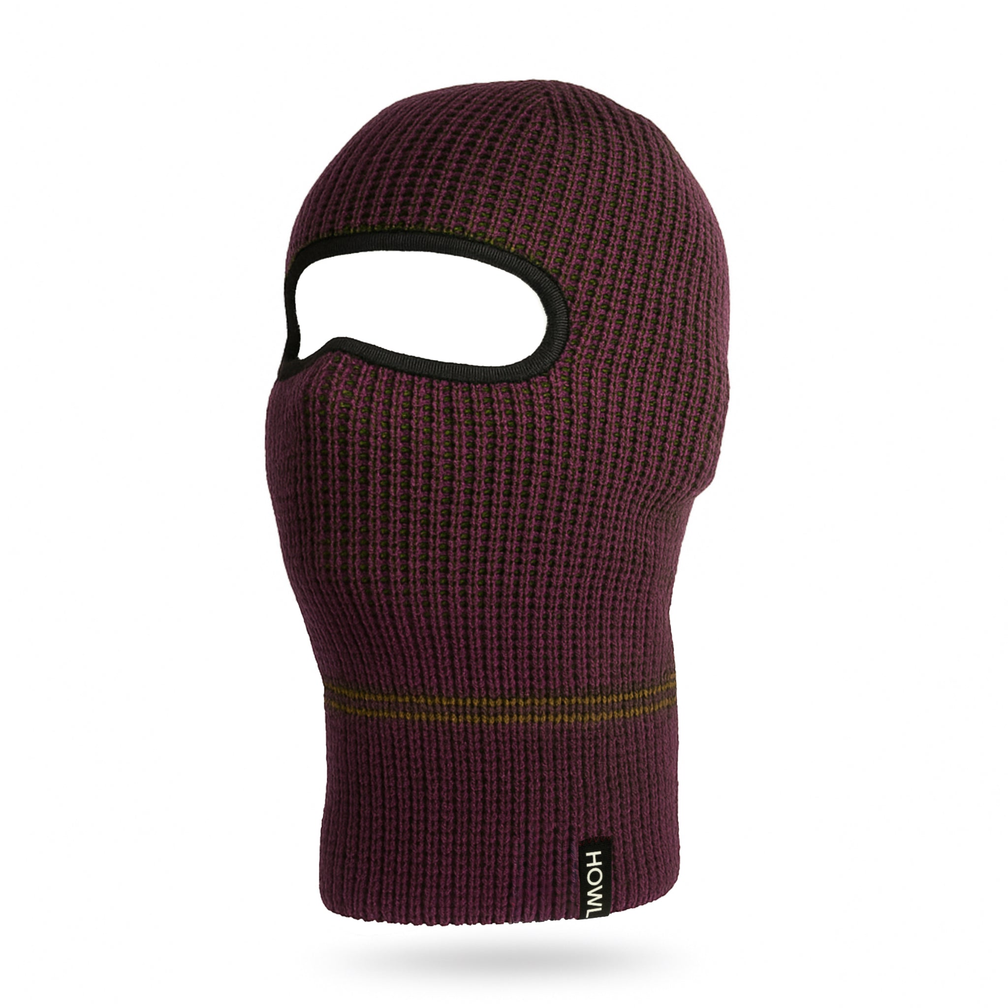Purple Howl Burglar Facemask for men and women, featuring a sleek design for costume or role-play wear.