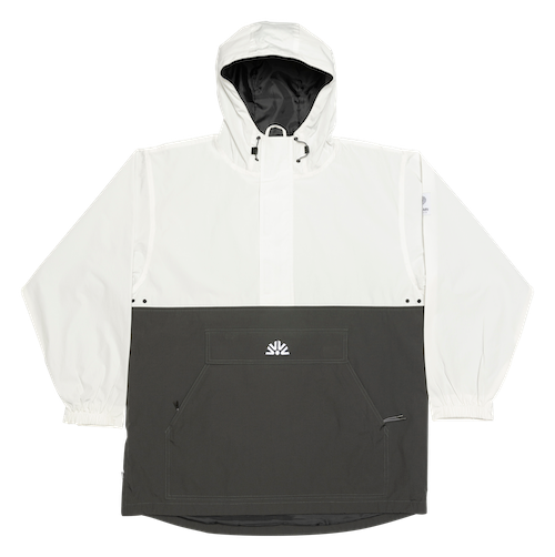 Autumn Cascade Anorak Jacket in White Grey 2024 - M I L O S P O R T