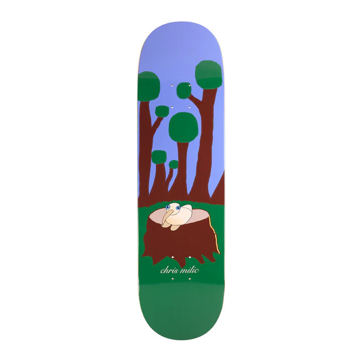 Frog Tree Trunk Chris Millic Skateboard Deck