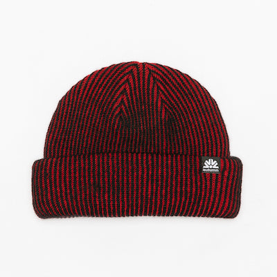 Autumn Cord Double Roll Beanie in Red 2024 - M I L O S P O R T