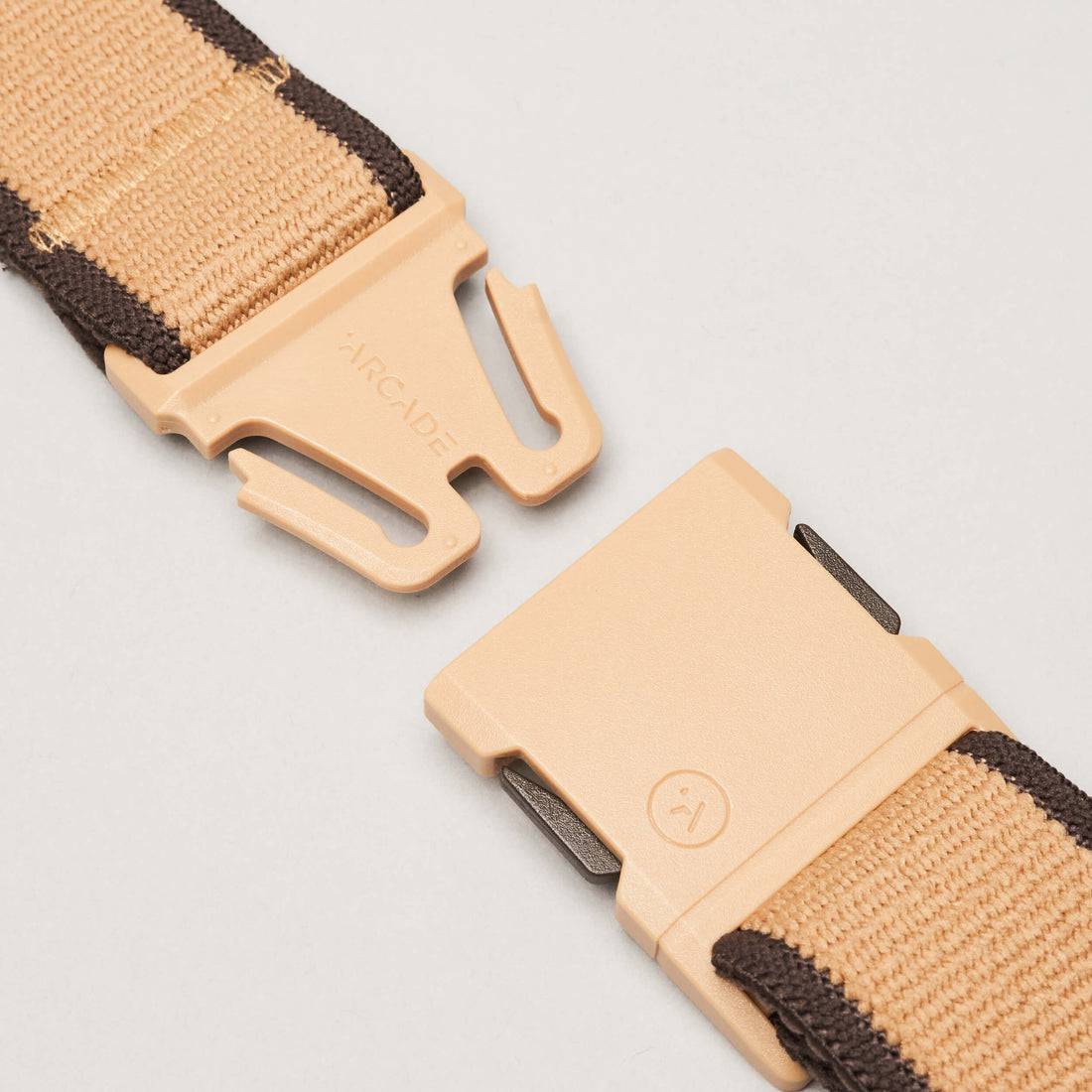 Arcade Carto Slim Belt in Sand and Medium Brown - M I L O S P O R T