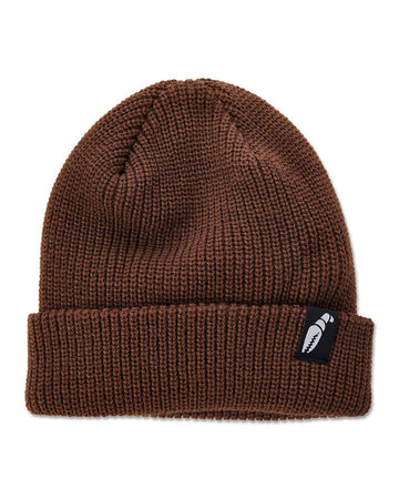 Crab Grab Claw Label Beanie in Brown 2024