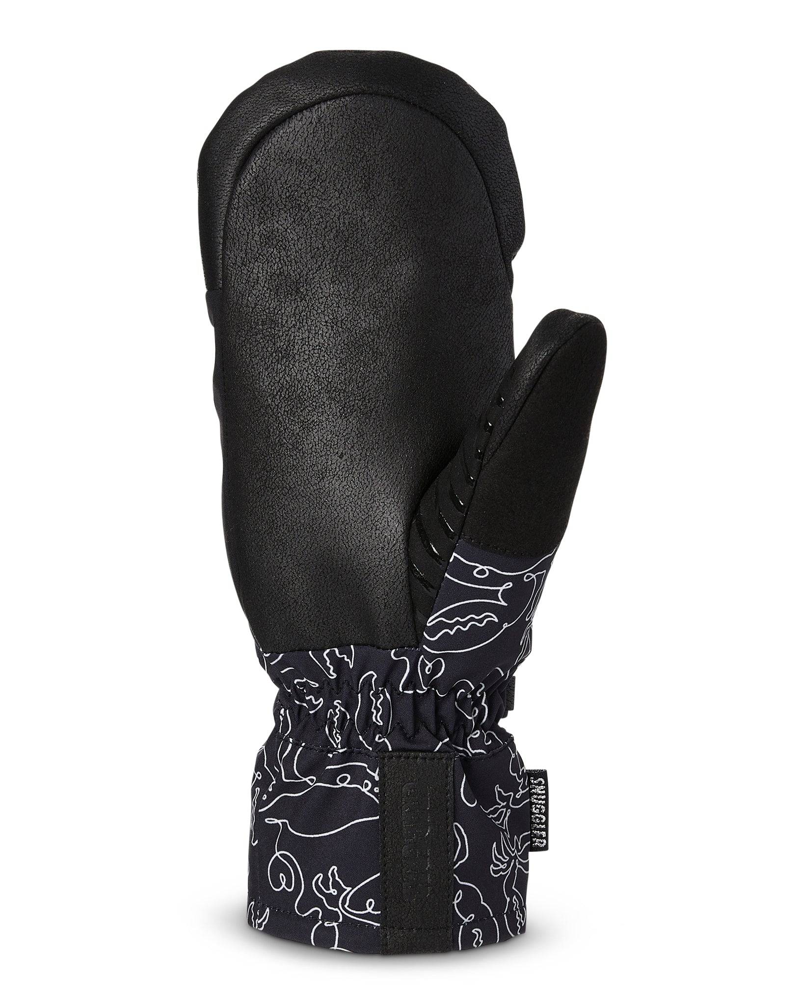 Crab Grab Snuggler Womens Mitt in Crab Doodle Black 2024 - M I L O S P O R T