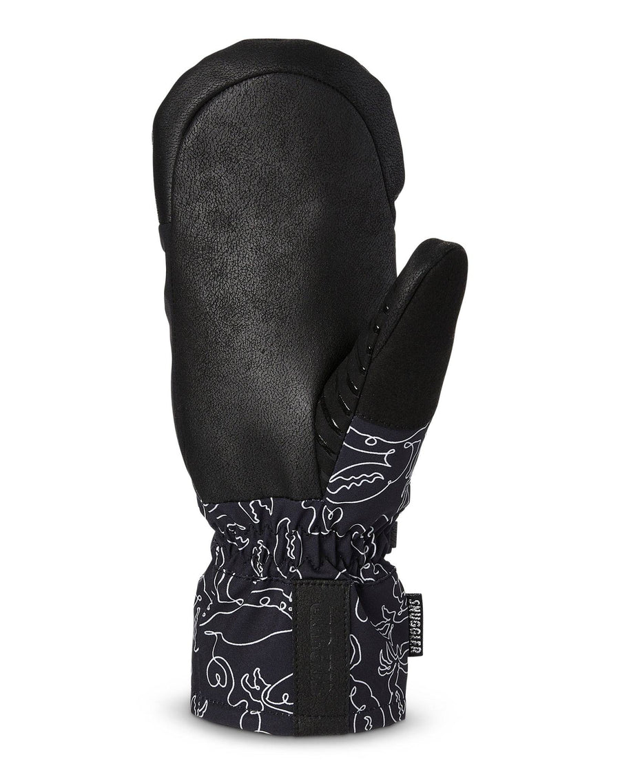 Crab Grab Snuggler Womens Mitt in Crab Doodle Black 2024