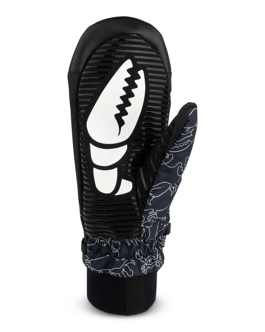 Crab Grab Slush Mitt in Crab Doodle Black 2024