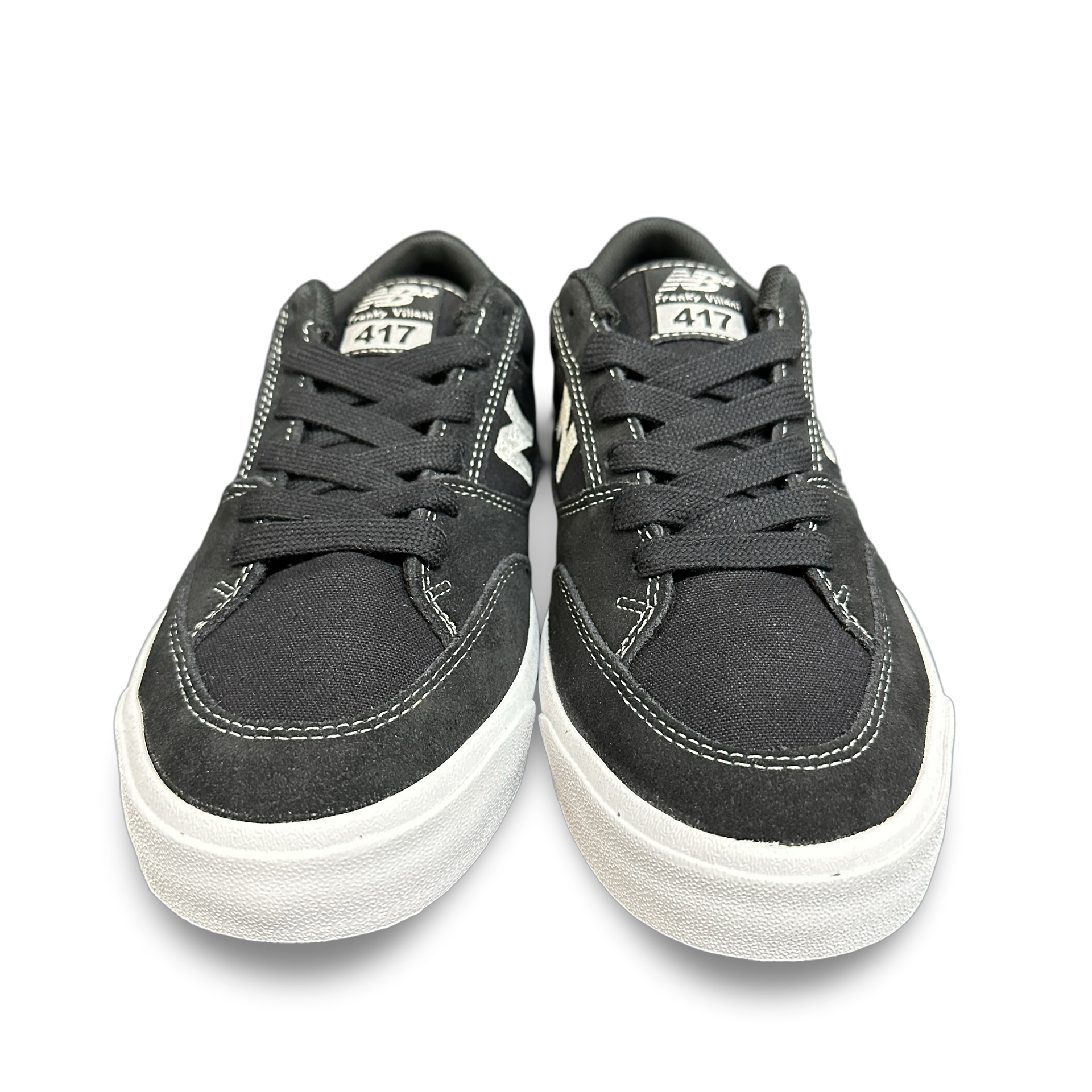 New Balance Numeric Franky Villani 417 Low Shoe in Black and White
