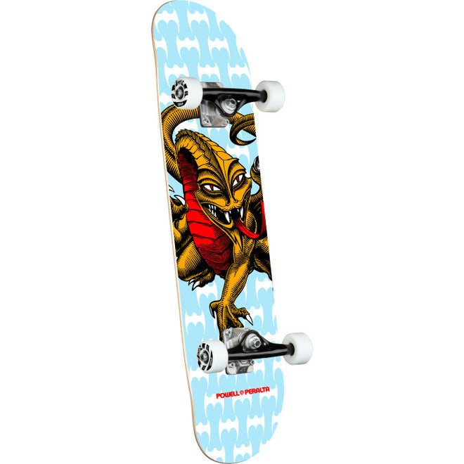 Powell Peralta Cab Dragon One Off Skate Complete in Light Blue in 7.75