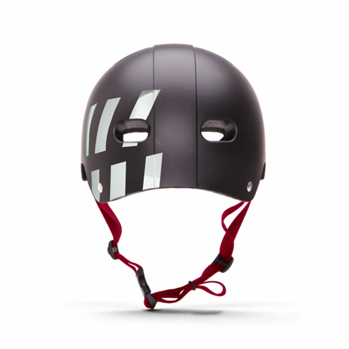 Destroyer DH1 Certified Skate Helmet in Black and Red and White