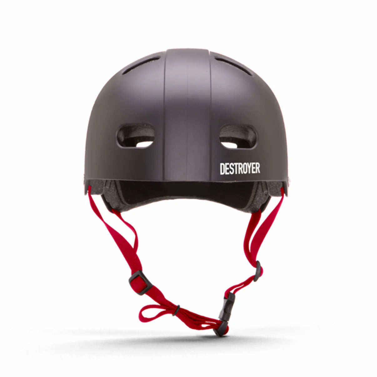 Destroyer DH1 Certified Skate Helmet in Black and Red and White - M I L O S P O R T
