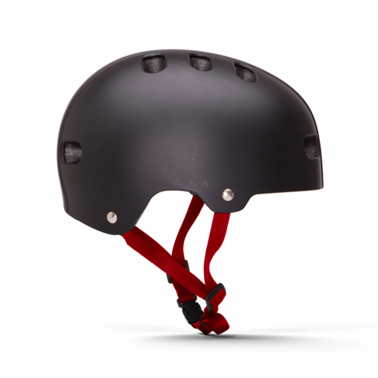 Destroyer DH1 Certified Skate Helmet in Black and Red and White - M I L O S P O R T