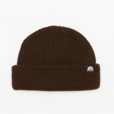 Autumn Double Roll  Beanie in Brown 2024 - M I L O S P O R T