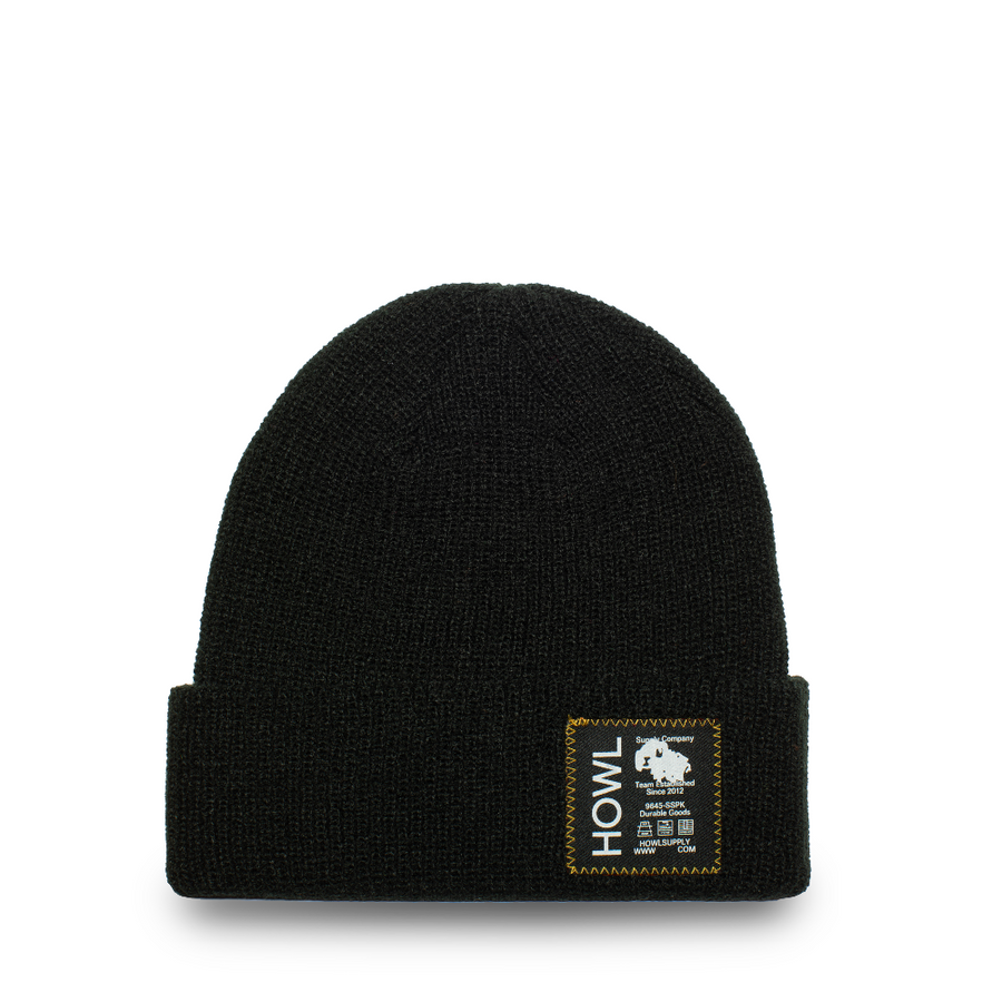 Howl Dominion Beanie in Black 2024