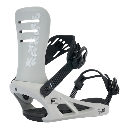K2 Formula Snowboard Bindings in White (Jake Kuzyk) 2024 - M I L O S P O R T