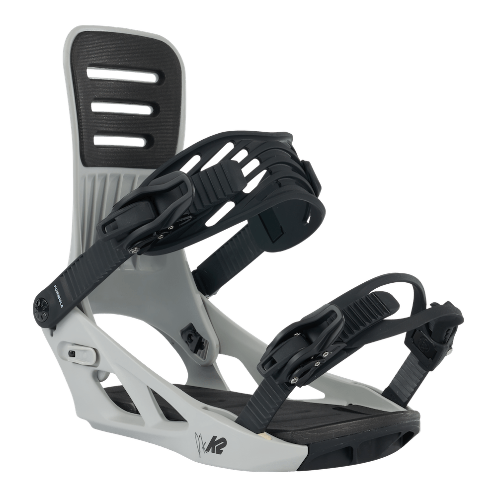 K2 Formula Snowboard Bindings in White (Jake Kuzyk) 2024 - M I L O S P O R T