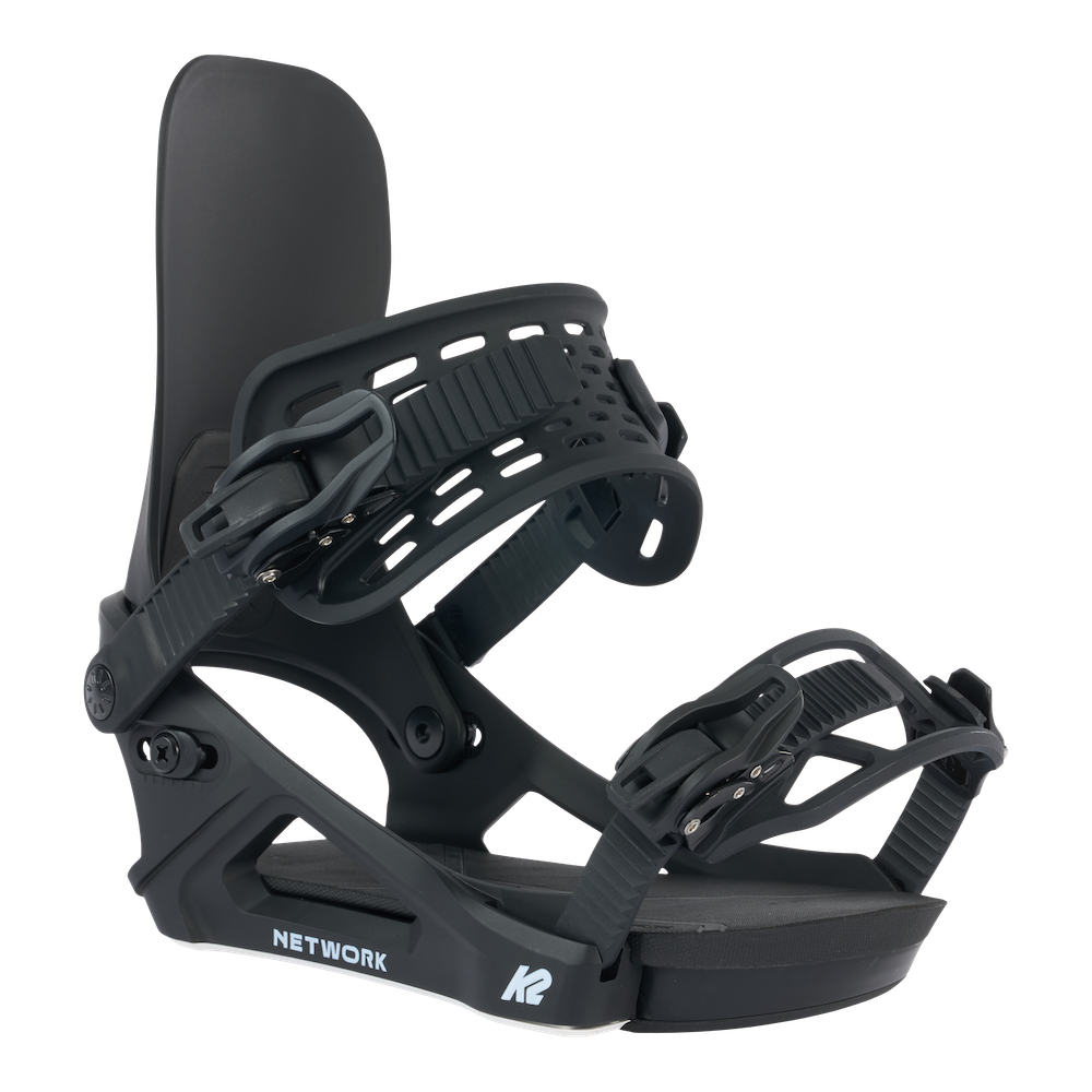 K2 Network Womens Snowboard Bindings in Black 2024 - M I L O S P O R T