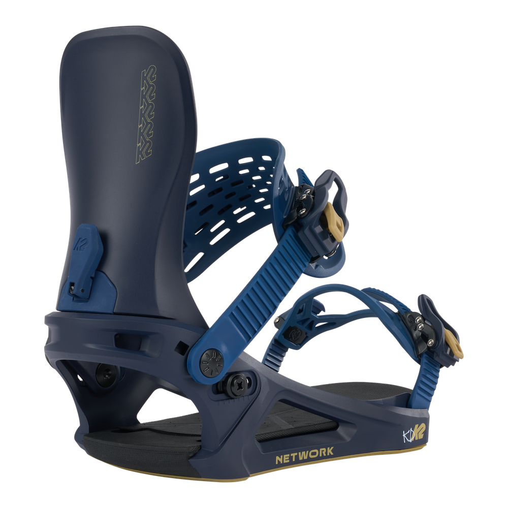 K2 Network Womens Snowboard Bindings in Navy (Kennedi Deck) 2024 - M I L O S P O R T