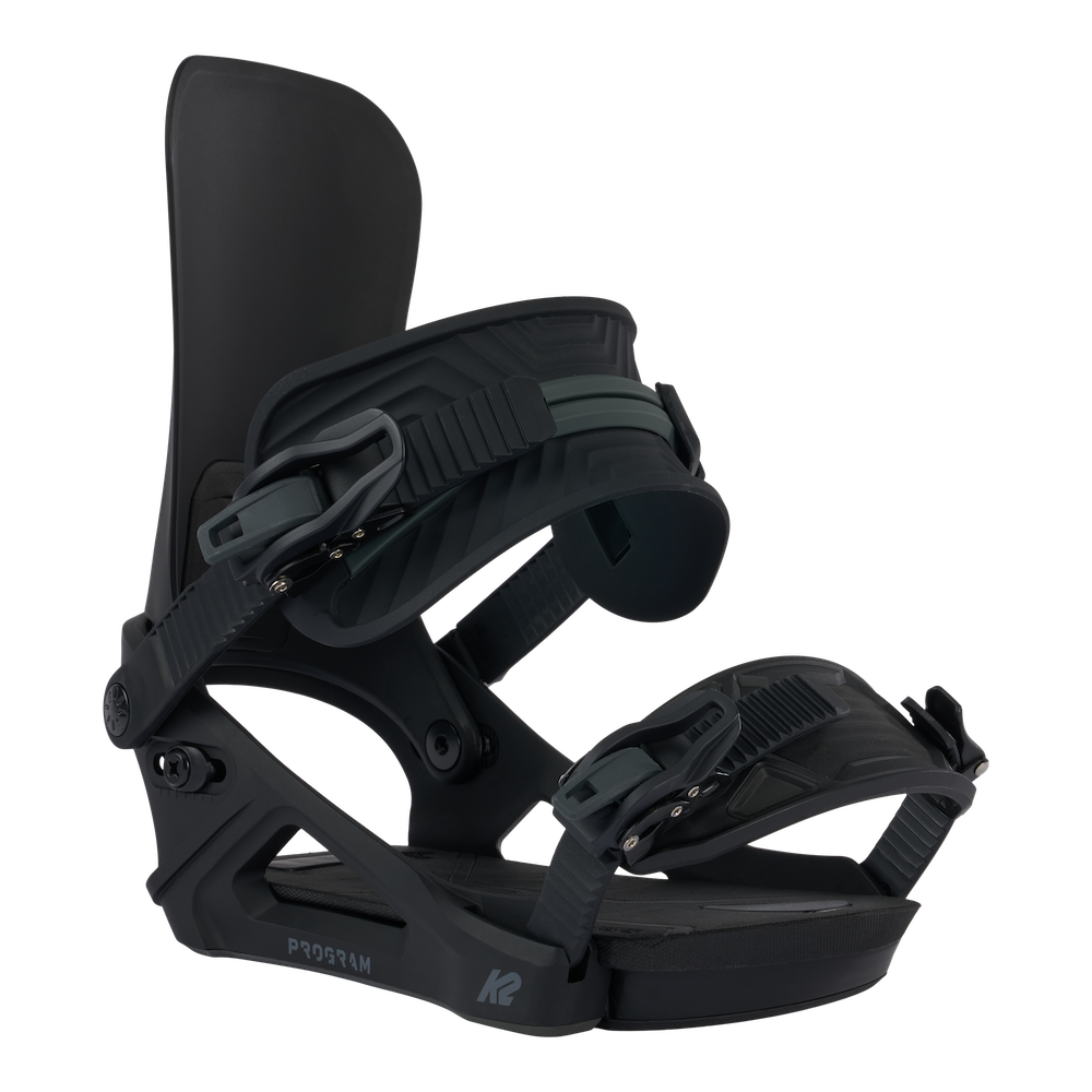 K2 Program Snowboard Bindings in Black 2024 - M I L O S P O R T