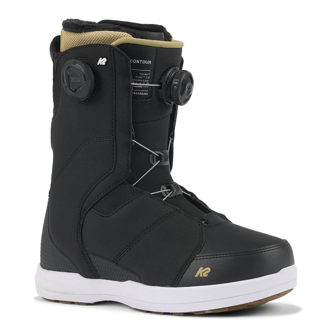 K2 Contour Womens Snowboard Boots in Black 2024