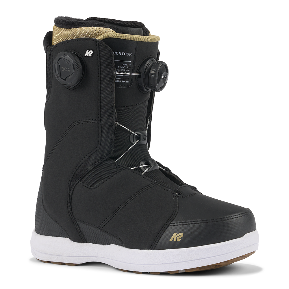 K2 Contour Womens Snowboard Boots in Black 2024 - M I L O S P O R T