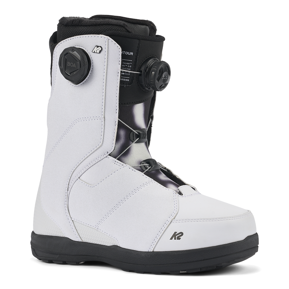 K2 Contour Womens Snowboard Boots in White 2024 - M I L O S P O R T