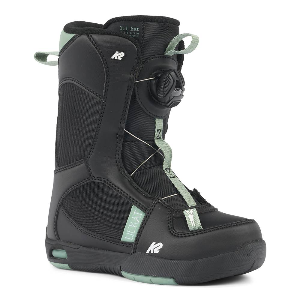 K2 Lil Kat Kids Snowboard Boots in Black 2024 - M I L O S P O R T