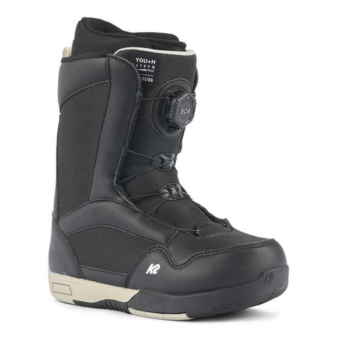 K2 Youth Kids Snowboard Boots in Black 2024 - M I L O S P O R T