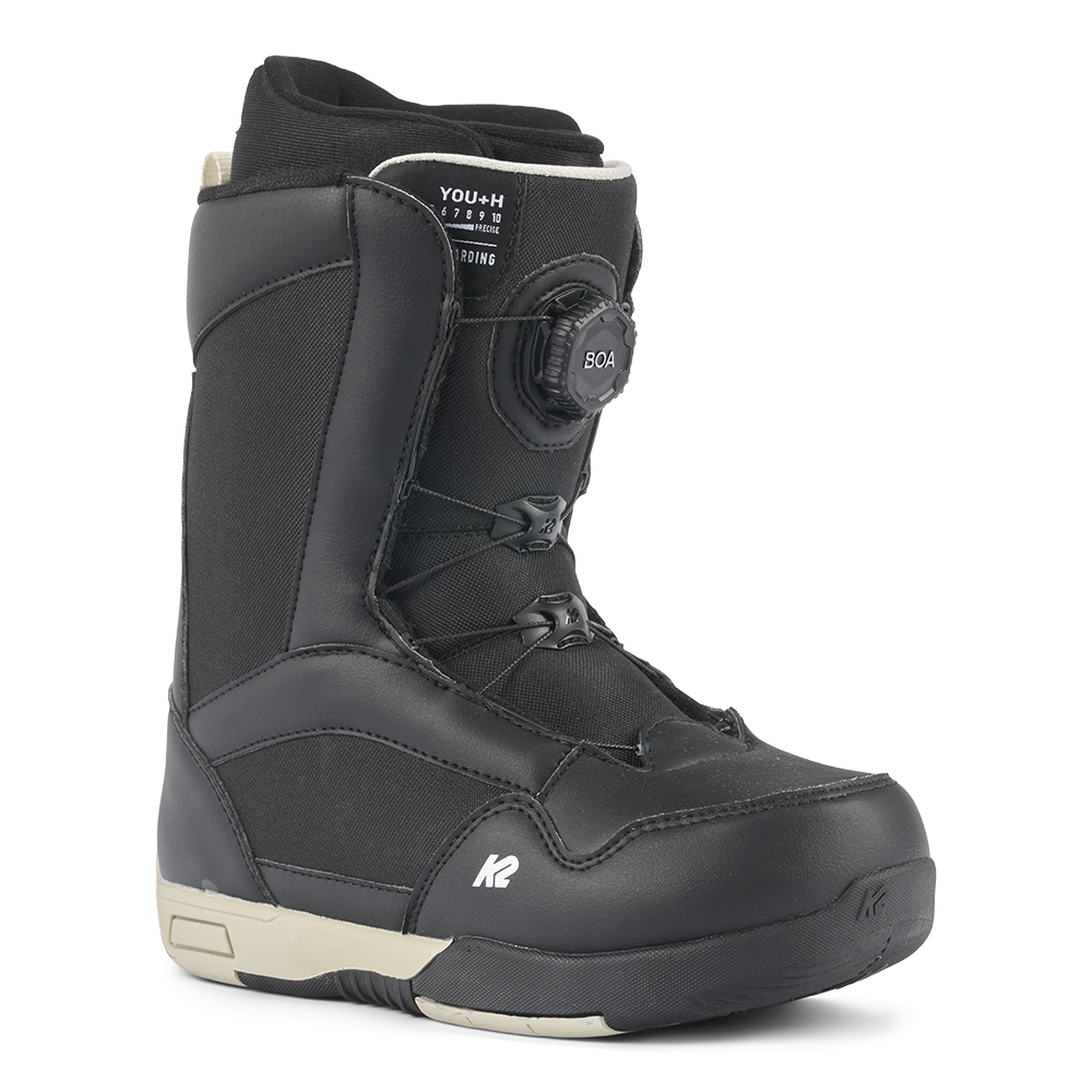 K2 Youth Kids Snowboard Boots in Black 2024 - M I L O S P O R T