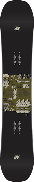 K2 Afterblack Snowboard 2025 - M I L O S P O R T