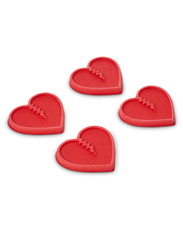 Crab Grab Mini Hearts in Red 2024
