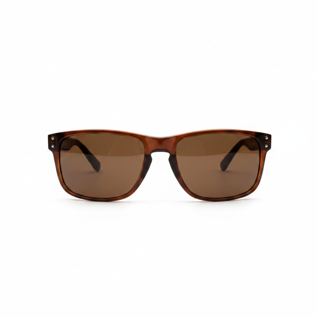 Milosport 3300 polarized sunglasses with black frame and tinted lenses, designed as stylish accessories for outdoor activities.
